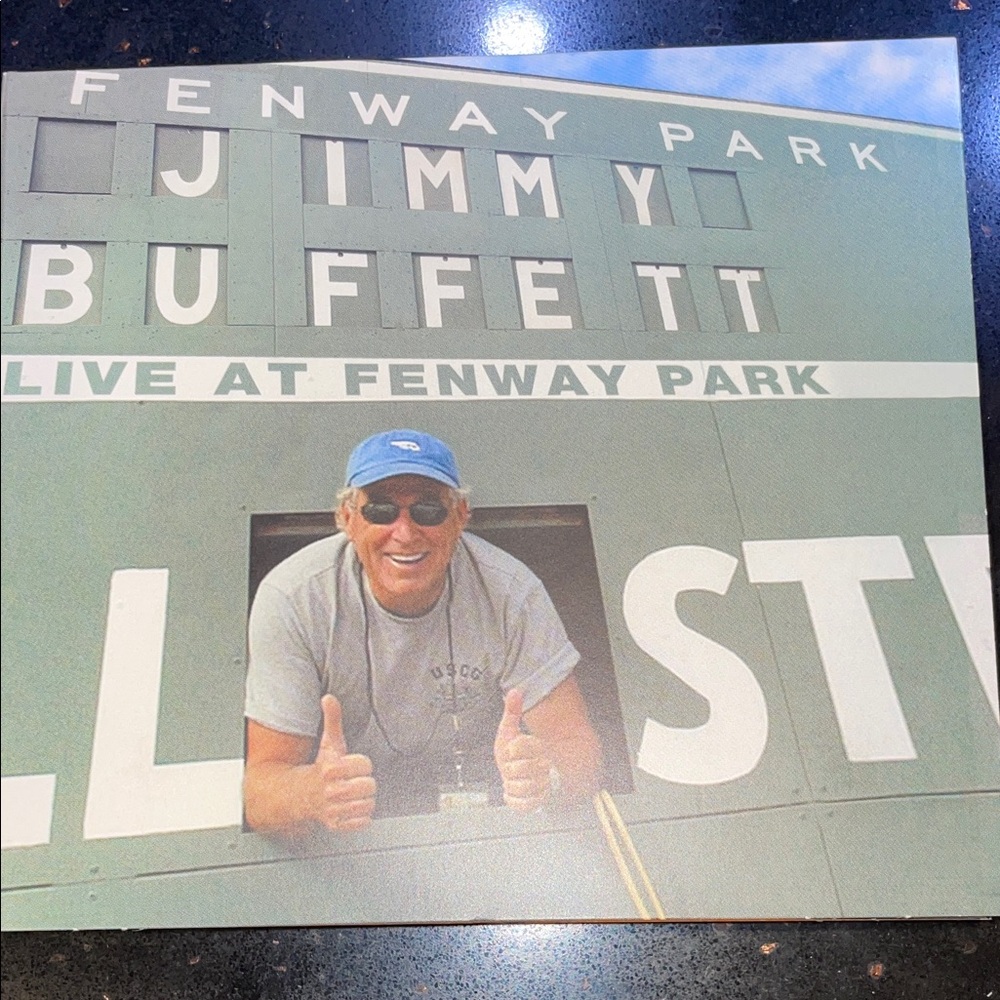 Jimmy Buffett Live at Fenway Park 3 CD Set with booklet